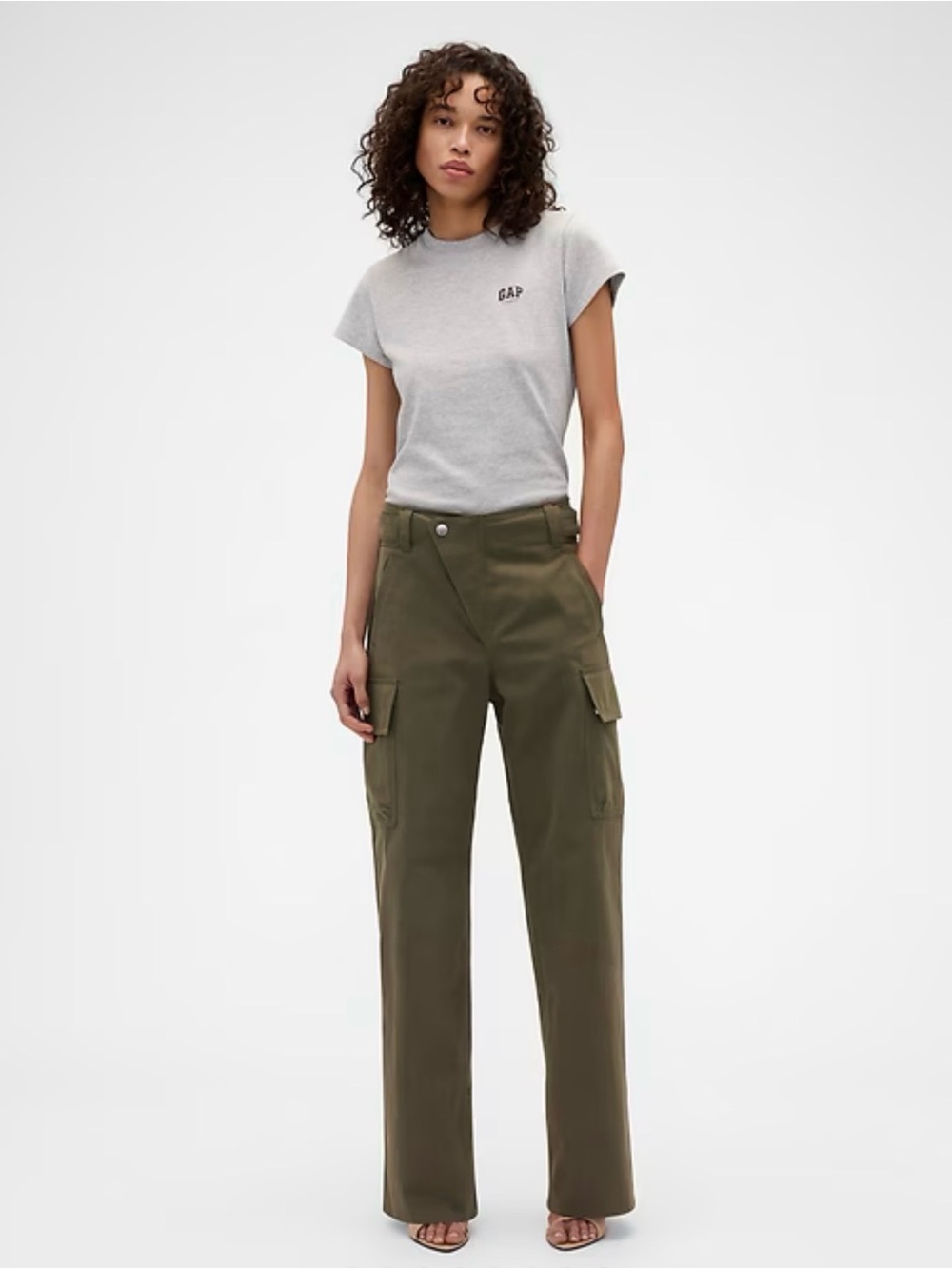 Gap × Victoria Beckham High Rise cargo pants